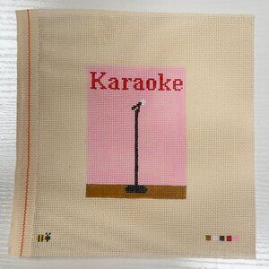 Karaoke Needlepoint Canvas